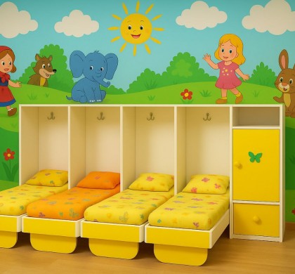 Paturi rabatabile pentru gradinita