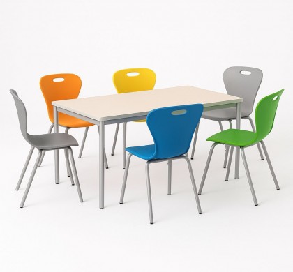 Set masa cu 6 scaune pentru cantina
