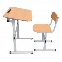 Set reglabil Banca scolara cu blat rabatabil plus scaun