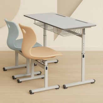 Set reglabil Banca scolara plus 2 scaune monoblok