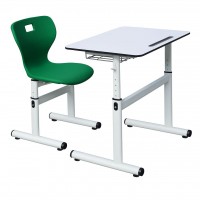 Set reglabil Banca scolara plus scaun monoblok