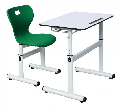 Set reglabil Banca scolara plus scaun monoblok
