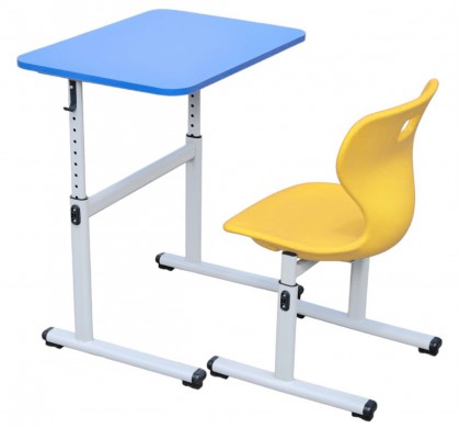 Set reglabil Banca scolara plus scaun monoblok