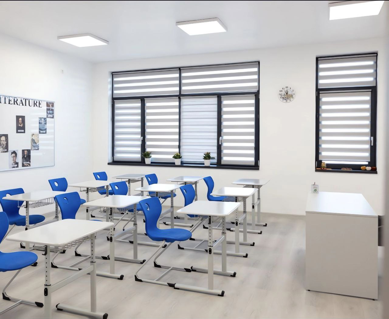Set reglabil Banca scolara plus scaun monoblok Z